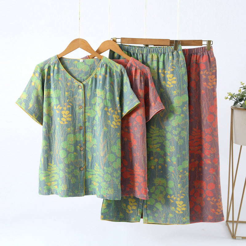 Ensemble de vêtements d'intérieur avec pantalon court à manches courtes
