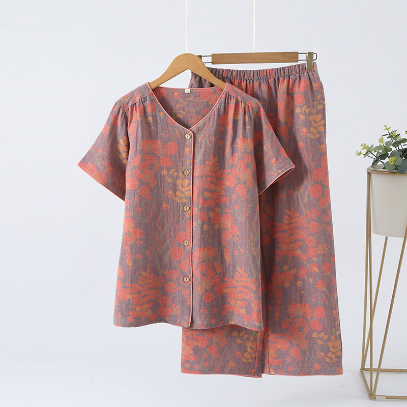 Ensemble de vêtements d'intérieur avec pantalon court à manches courtes