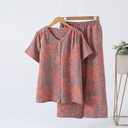 Ensemble de vêtements d'intérieur avec pantalon court à manches courtes