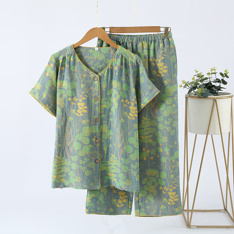 Ensemble de vêtements d'intérieur avec pantalon court à manches courtes