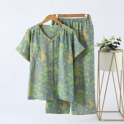 Ensemble de vêtements d'intérieur avec pantalon court à manches courtes
