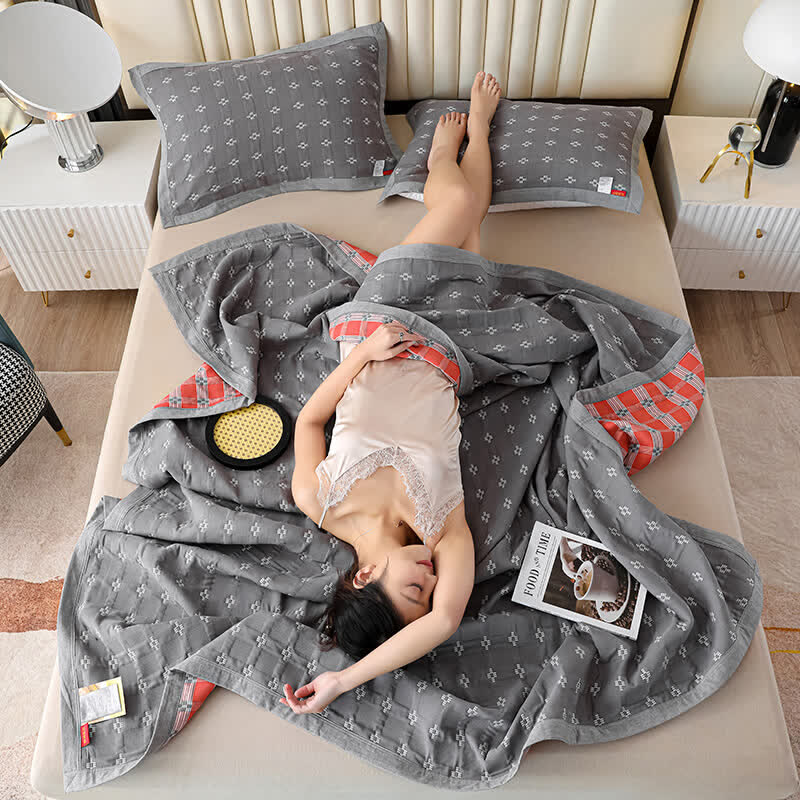 Couette en gaze respirante de style moderne