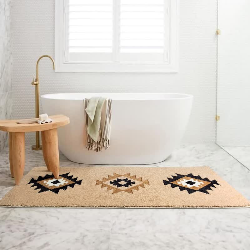 Tapis de chambre absorbant de style bohème