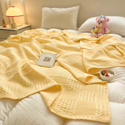 Couette légère en pur coton avec structure gaufrée