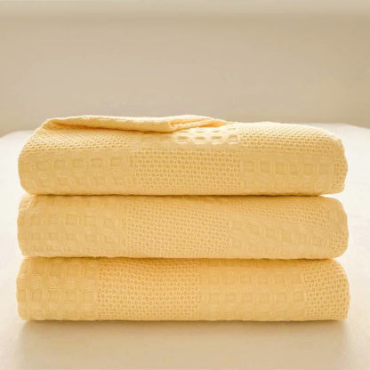 Couette légère en pur coton avec structure gaufrée