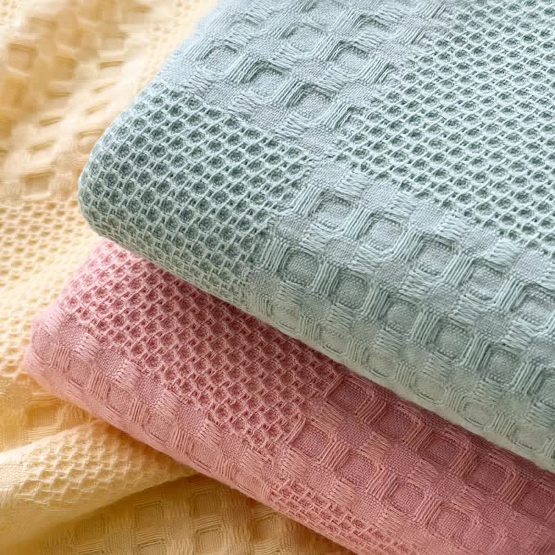Couette légère en pur coton avec structure gaufrée