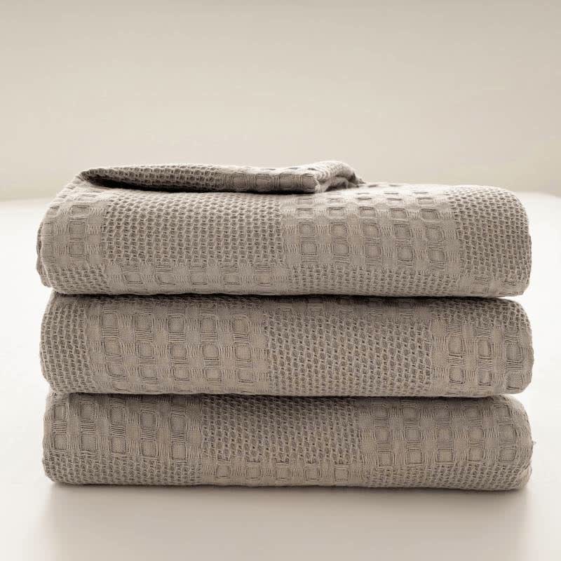 Couette légère en pur coton avec structure gaufrée
