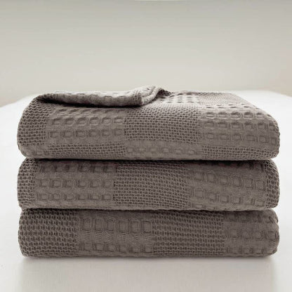 Couette légère en pur coton avec structure gaufrée