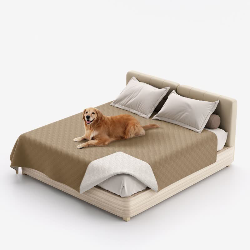 Tapis imperméable pour animaux de compagnie avec motif diamant uni