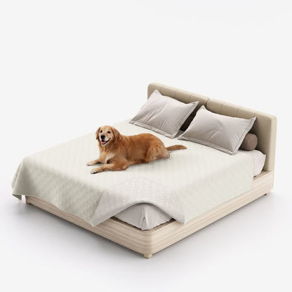 Tapis imperméable pour animaux de compagnie avec motif diamant uni