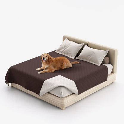 Tapis imperméable pour animaux de compagnie avec motif diamant uni
