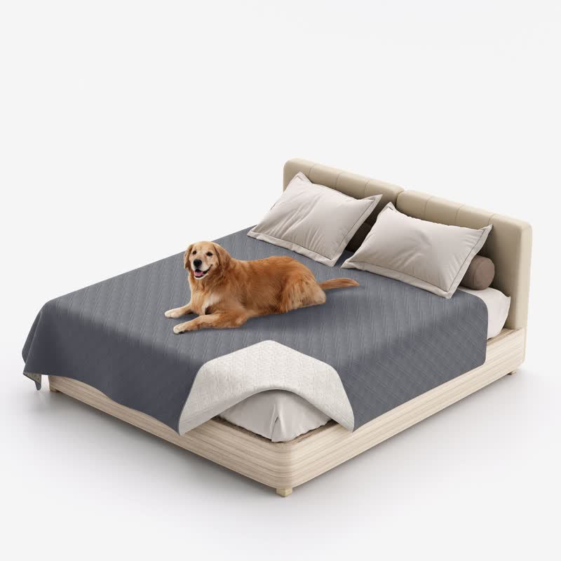 Tapis imperméable pour animaux de compagnie avec motif diamant uni
