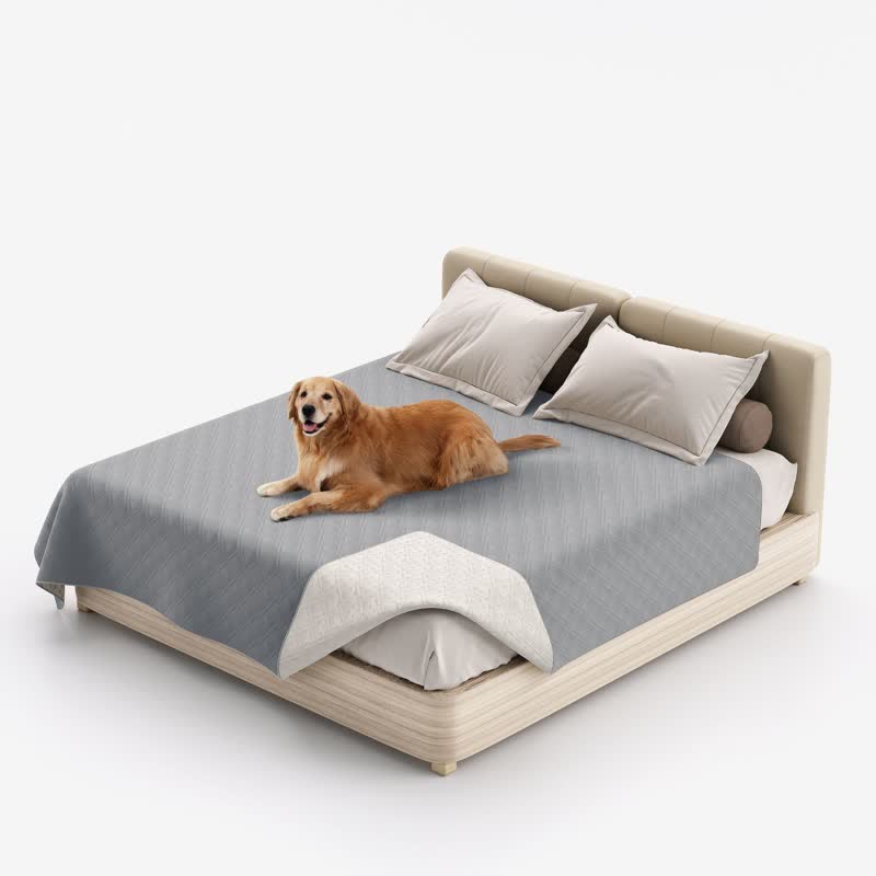 Tapis imperméable pour animaux de compagnie avec motif diamant uni