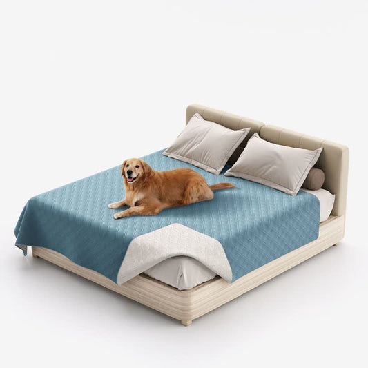 Tapis imperméable pour animaux de compagnie avec motif diamant uni