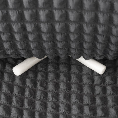 Housse de canapé élastique à volants au style simple