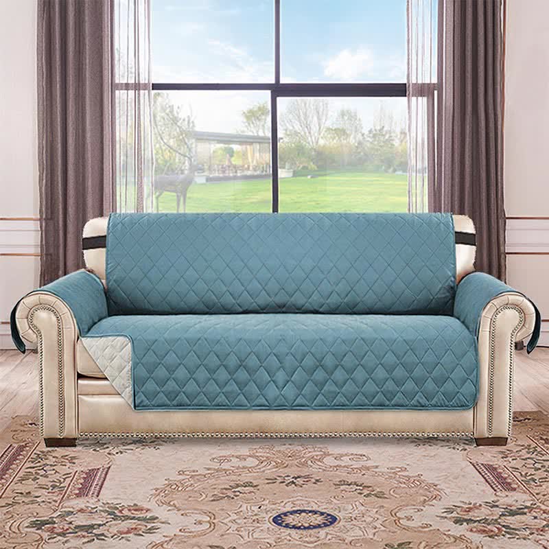 Housse de canapé imperméable avec bandes élastiques