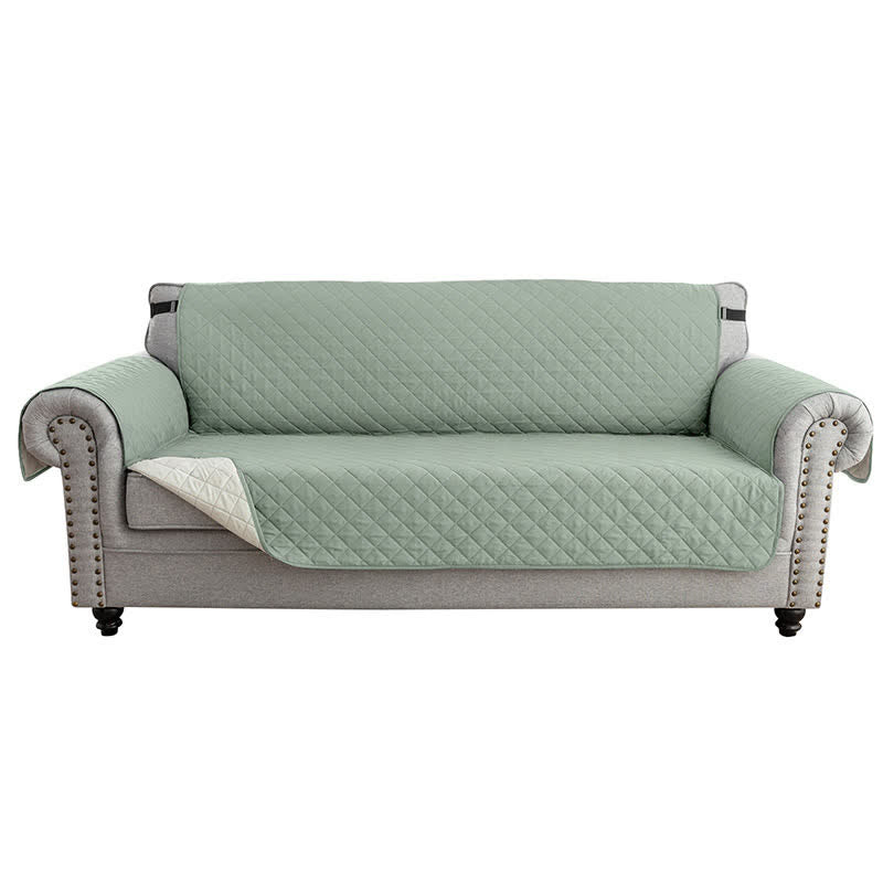 Housse de canapé imperméable avec bandes élastiques