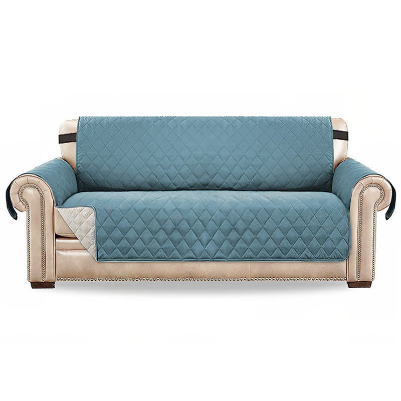 Housse de canapé imperméable avec bandes élastiques