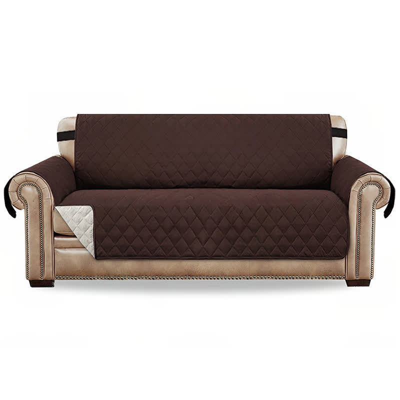 Housse de canapé imperméable avec bandes élastiques