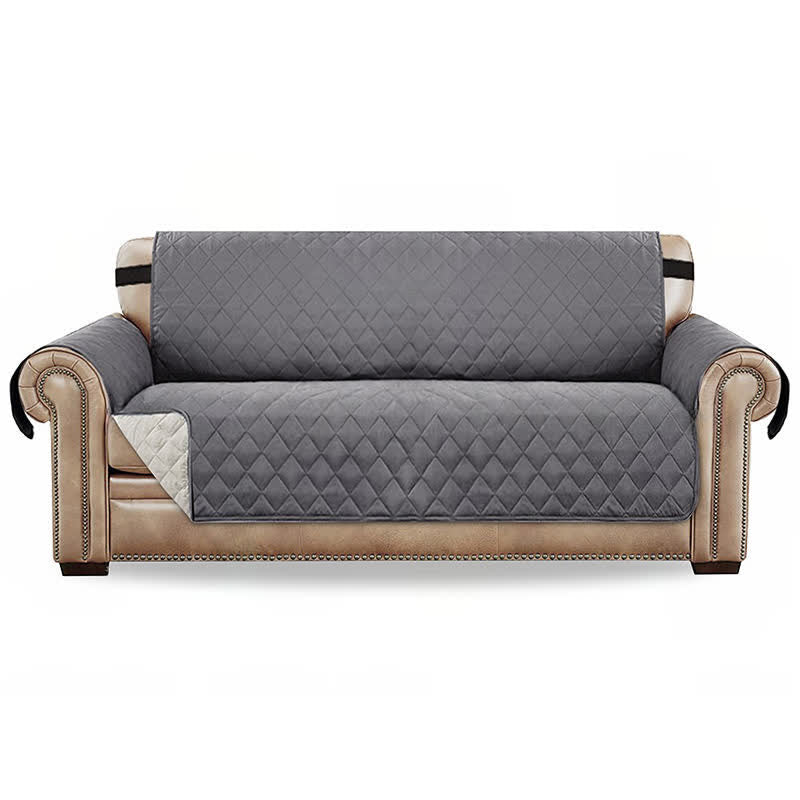 Housse de canapé imperméable avec bandes élastiques