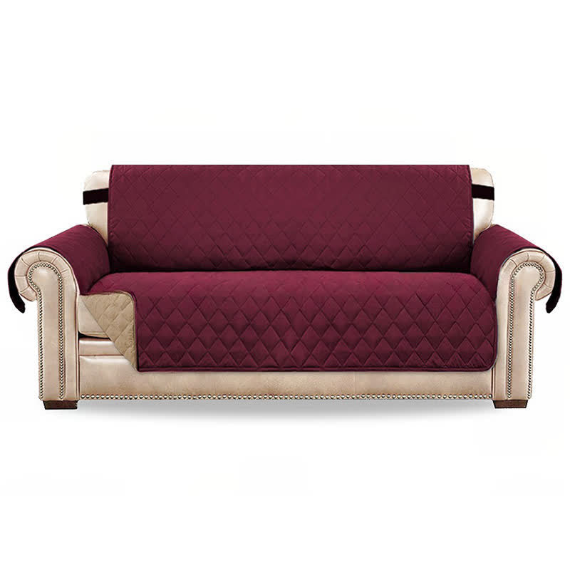 Housse de canapé imperméable avec bandes élastiques