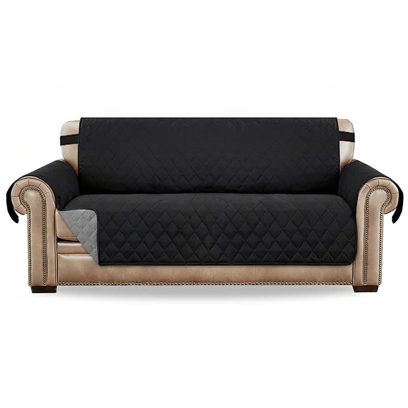 Housse de canapé imperméable avec bandes élastiques