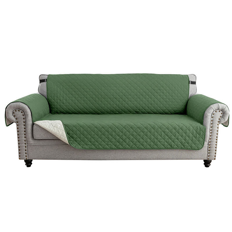 Housse de canapé imperméable avec bandes élastiques