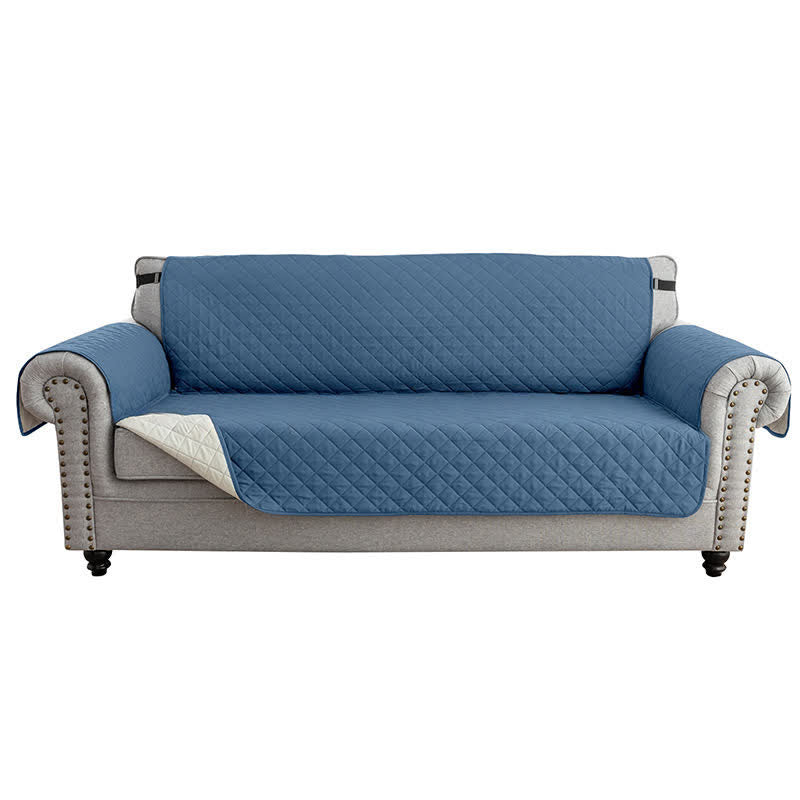 Housse de canapé imperméable avec bandes élastiques
