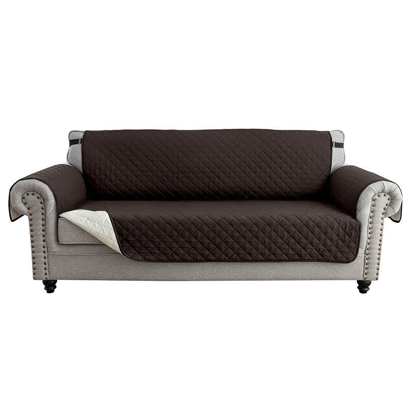 Housse de canapé imperméable avec bandes élastiques