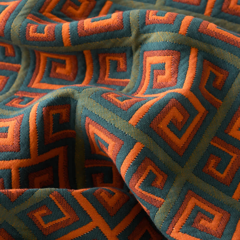 Couverture vintage en gaze de coton à trois couches