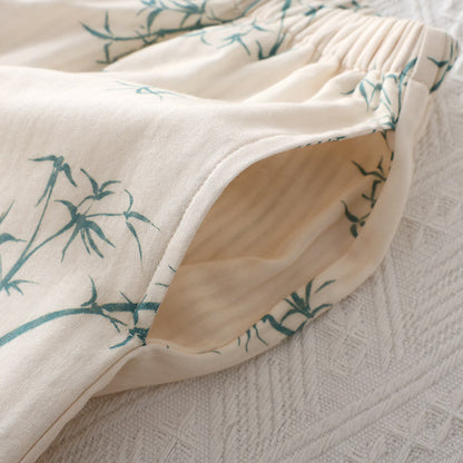 Ensemble de nuit country en gaze de coton et bambou