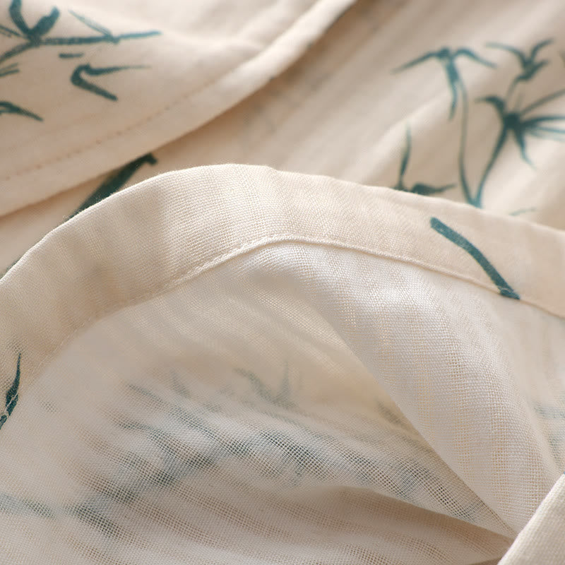 Ensemble de nuit country en gaze de coton et bambou