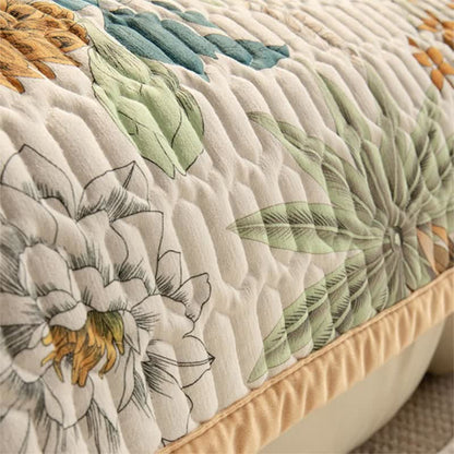 Housse de canapé en chenille de style pastoral