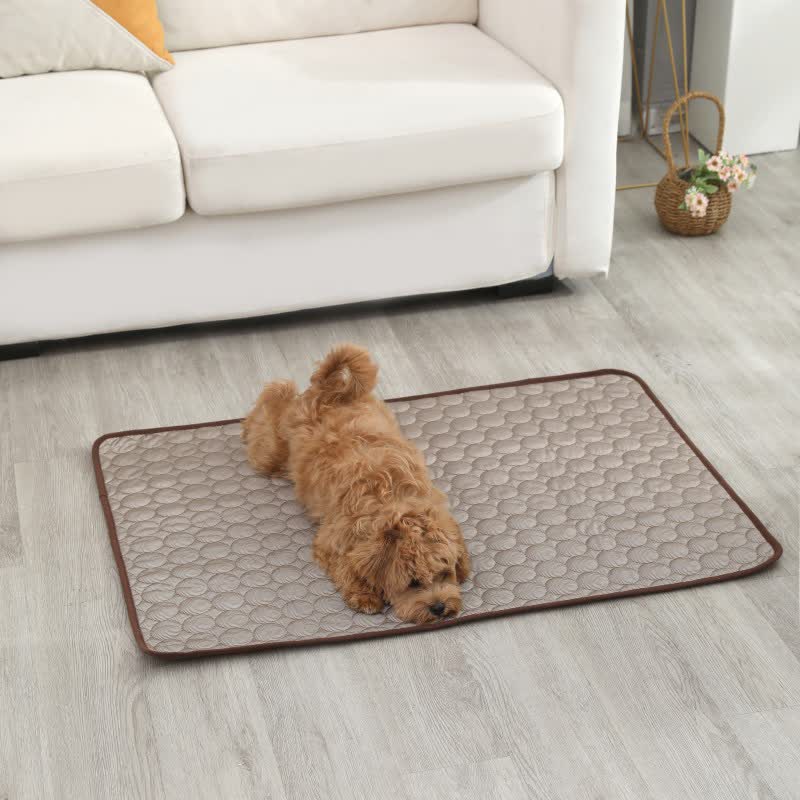 Tapis rafraîchissant d'été absorbant simple pour animaux de compagnie