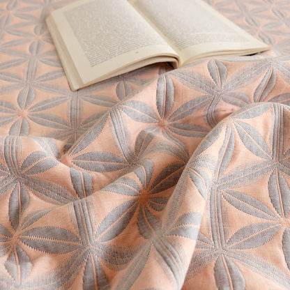 Couette rustique en gaze de coton respirante à trois couches