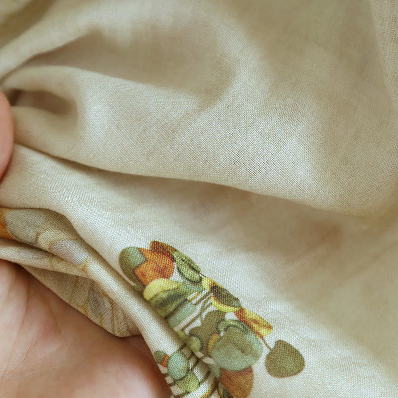 Ensemble de vêtements d'intérieur avec débardeur en fibre de bambou à imprimé floral