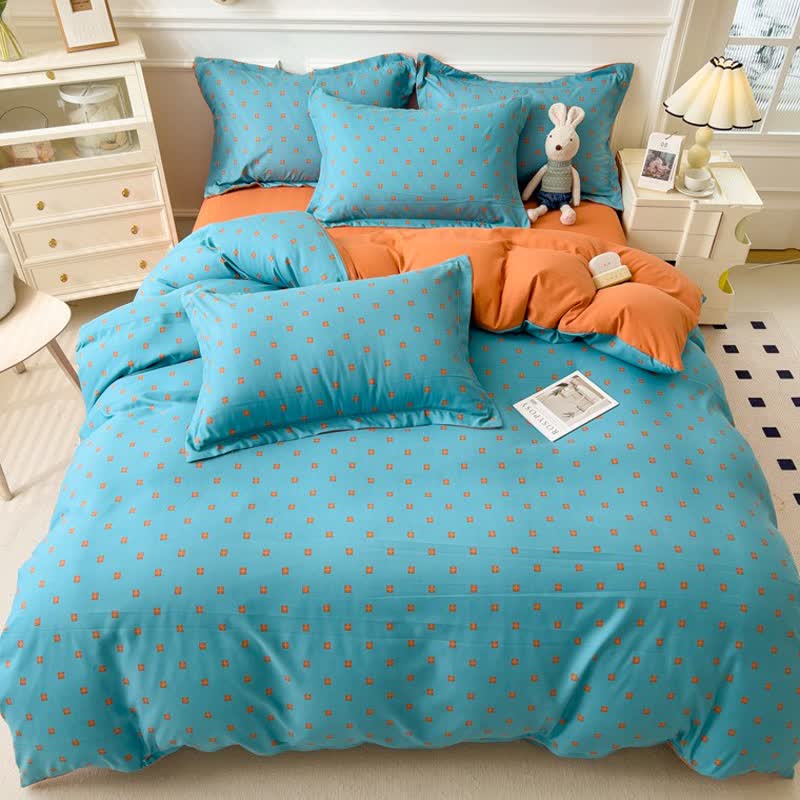 Collection de linge de lit confortable et doux dans un style simple