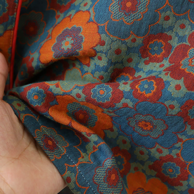 Ensemble pyjama vintage avec short à manches courtes en pur coton