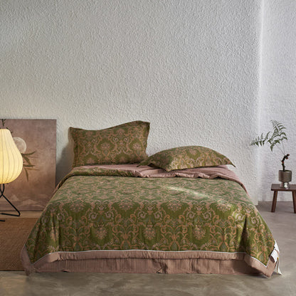 Linge de lit doux en gaze de coton vintage double épaisseur