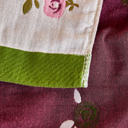 Couette d'été en gaze de coton Pastoral Rose