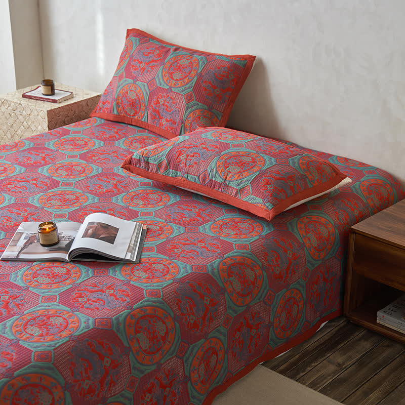 Couette en gaze de coton douce de style vintage