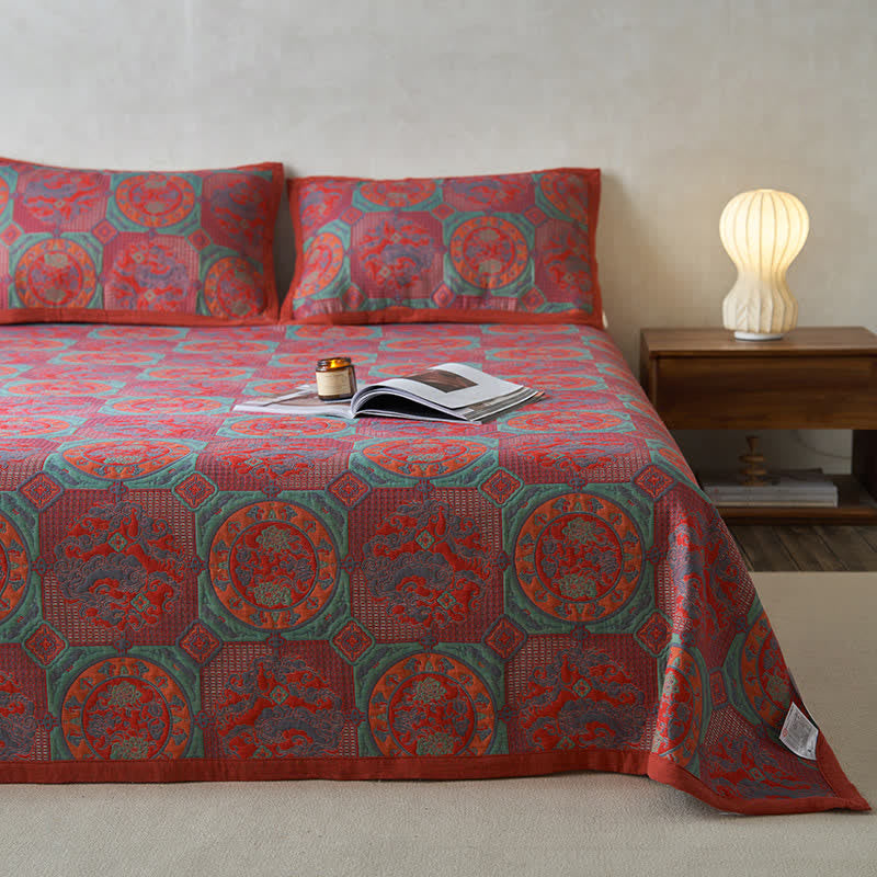 Couette en gaze de coton douce de style vintage