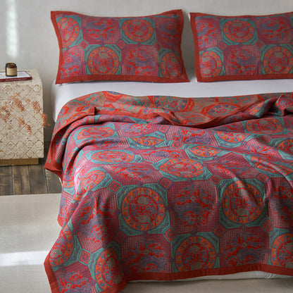 Couette en gaze de coton douce de style vintage