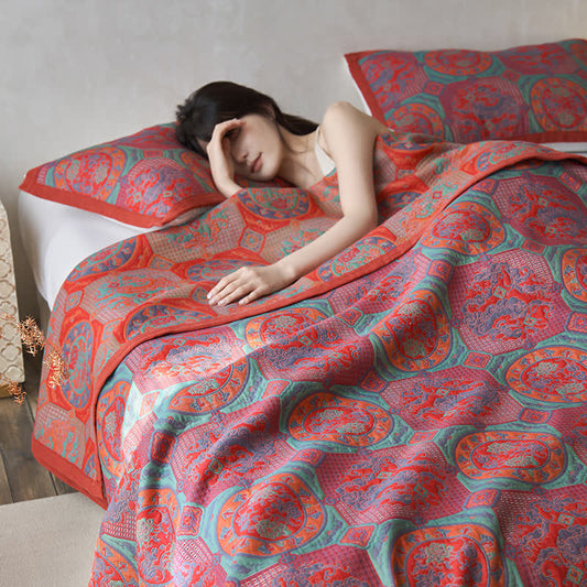 Couette en gaze de coton douce de style vintage