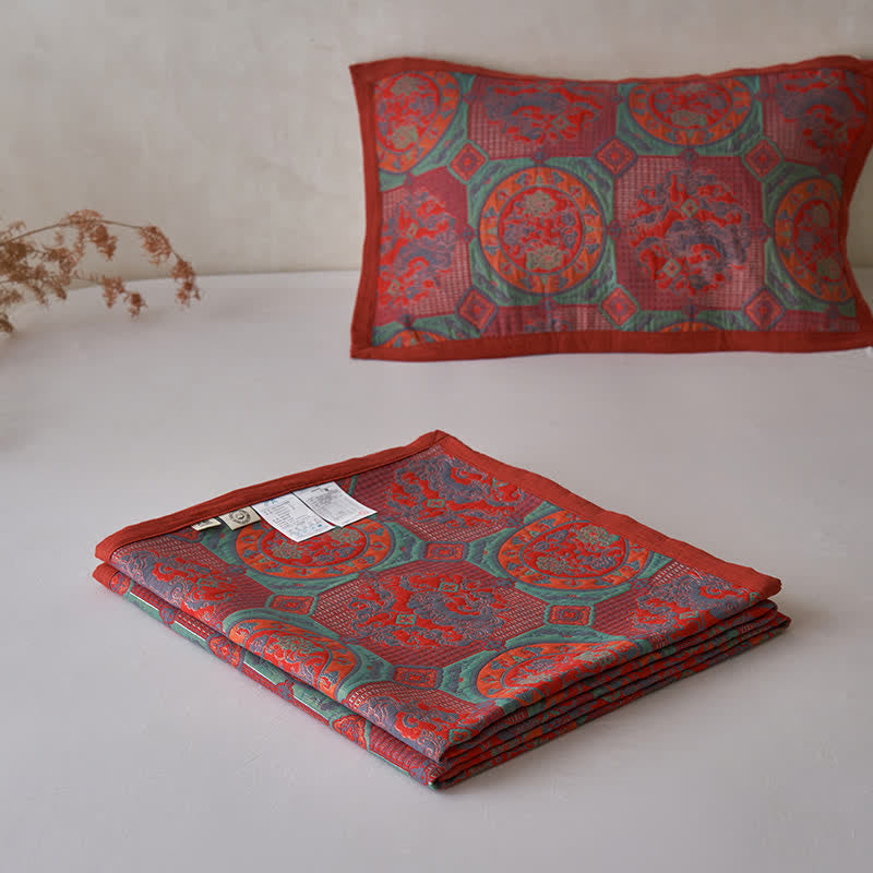 Couette en gaze de coton douce de style vintage