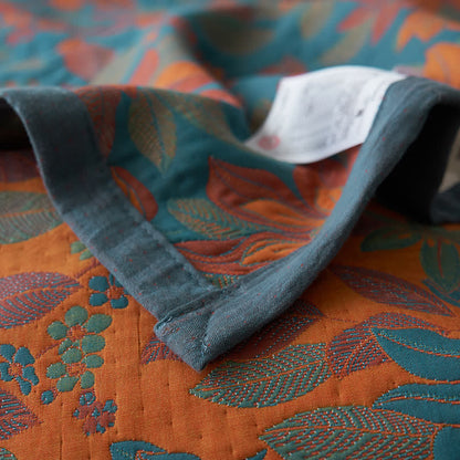 Couette en fil teint « Fleur en fleurs » en pur coton - image 17