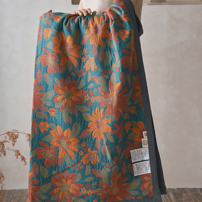Couette en fil teint « Fleur en fleurs » en pur coton - image 12