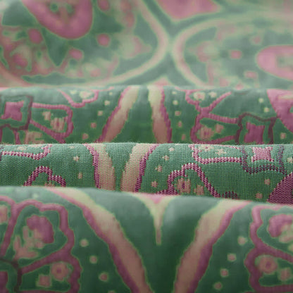 Couverture réversible en gaze de coton Boho Mandala