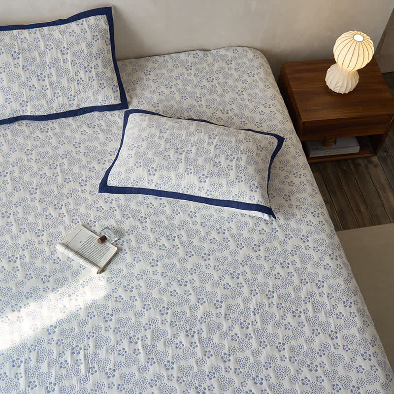 Couette en gaze double épaisseur, neutre et confortable