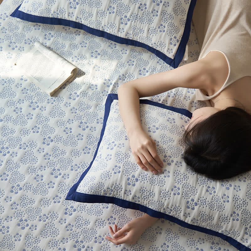 Couette en gaze double épaisseur, neutre et confortable